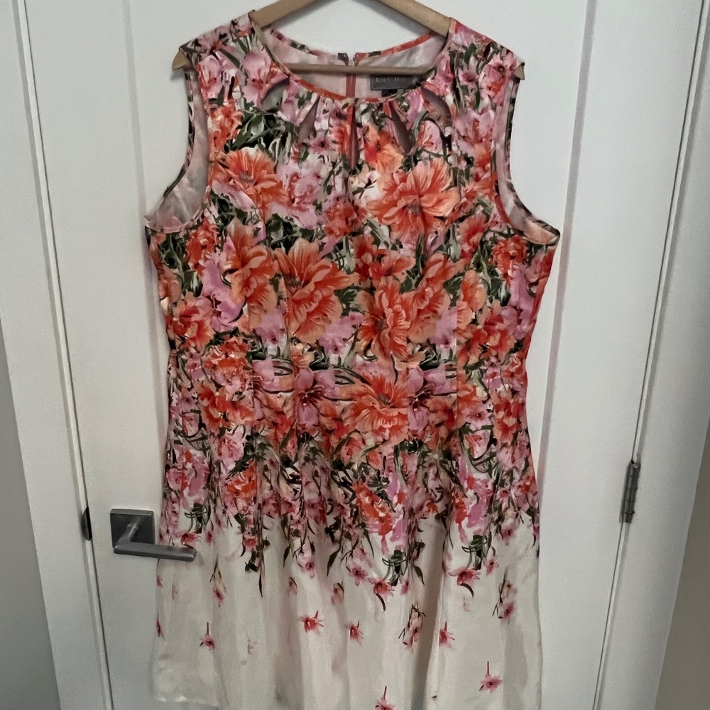 Ladies dress with floral print